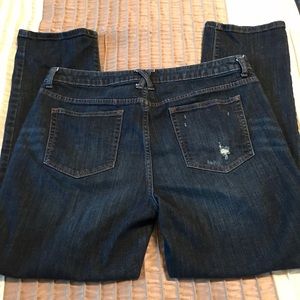 Jennifer Lopez distressed Jeans